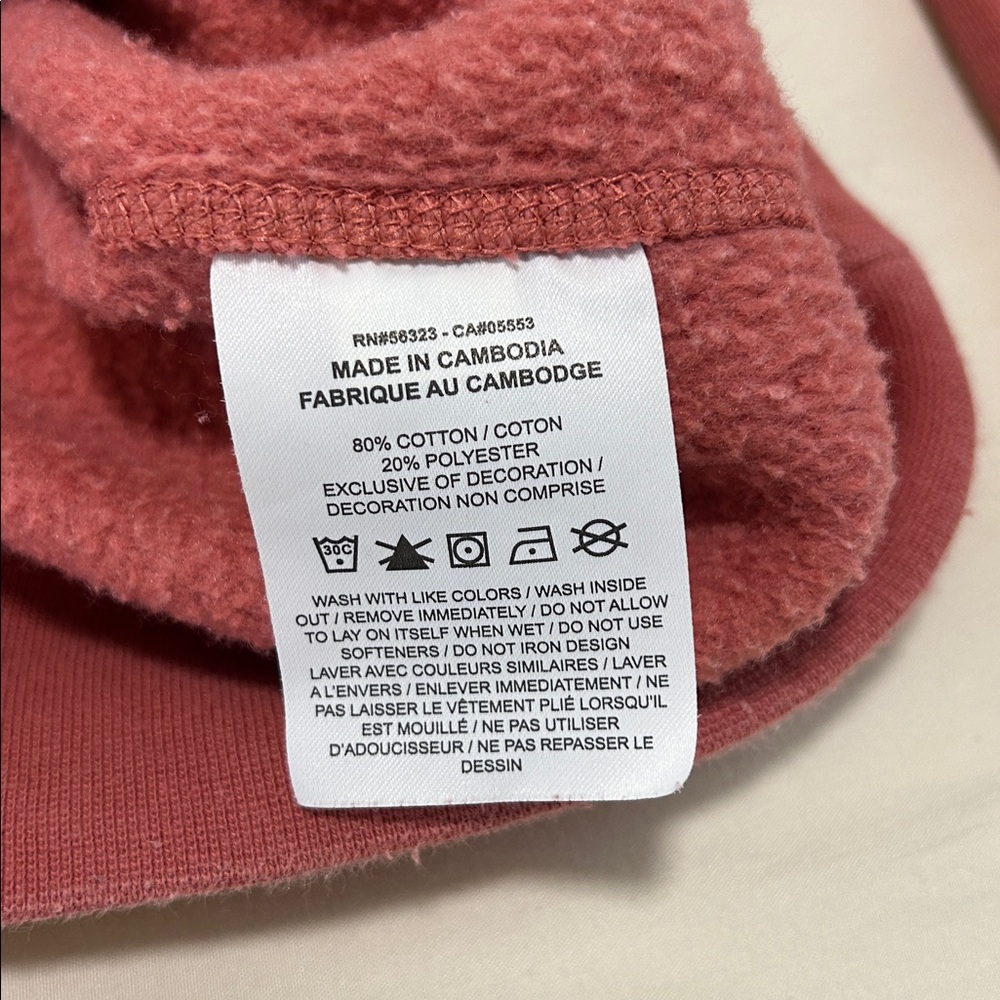 Nike Cropped Sweatshirt. Size Small. PTP: 21.5” Excellent Condition - Picture 4 of 4